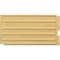 Ekena Millwork 45 3/4"W x 24 1/2"H x 1 1/4"D Canyon Ridge Stacked Stone Faux Stone Siding Panel Canyon Brown PNU24X48CNCB - alternate 4